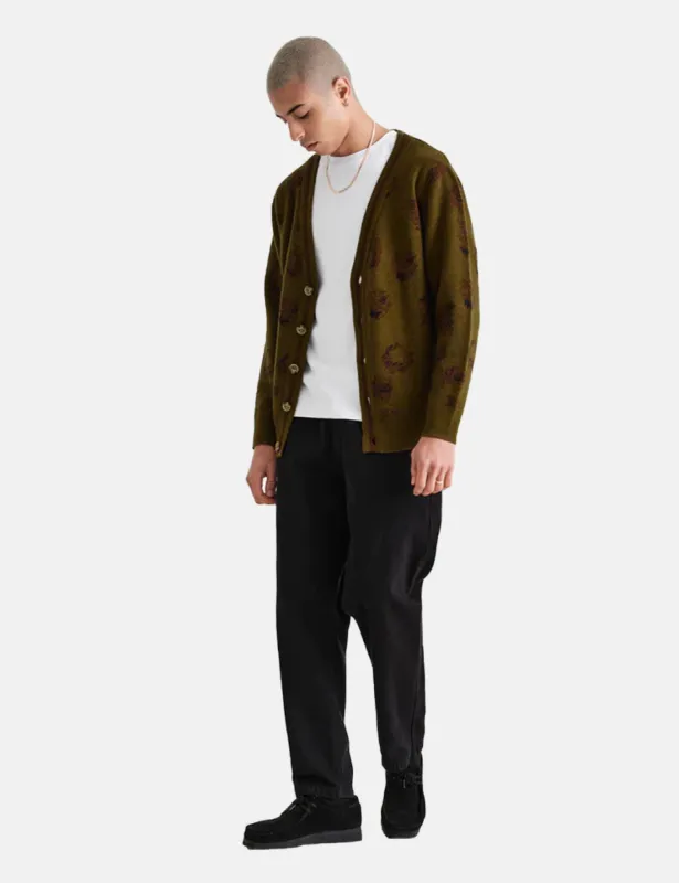 Wax London Schill Cardigan - Moss Green sold by Article London