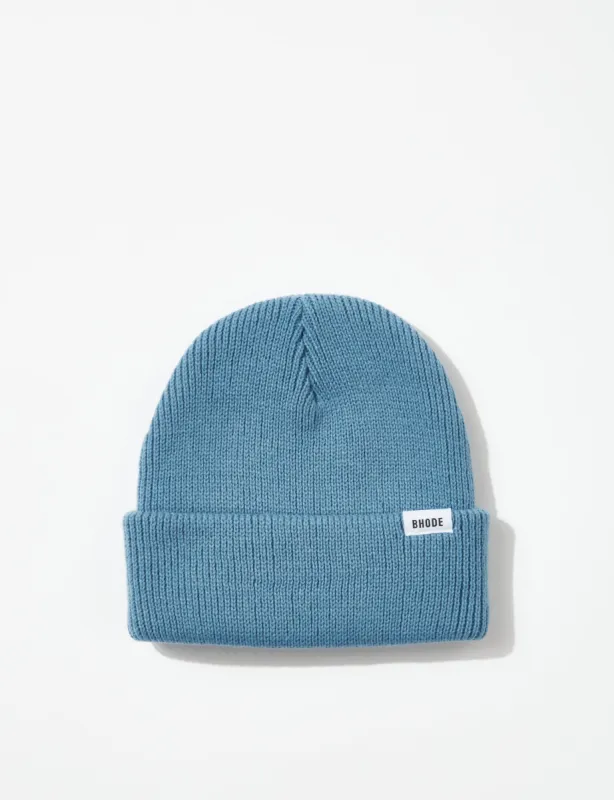 Bhode Everyday Beanie Hat - Blue Shadow sold by Article London
