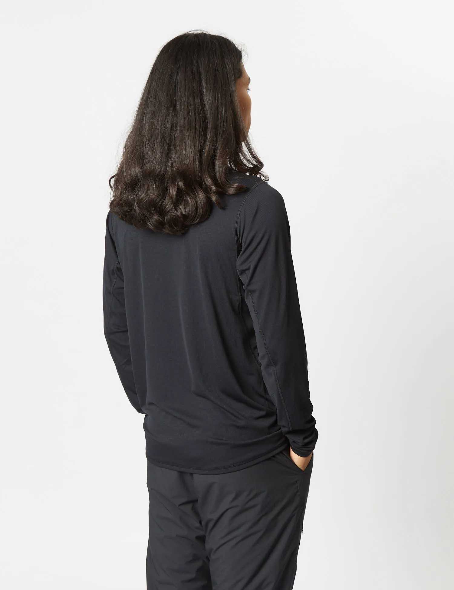 Snow Peak Power Dry Long Sleeve T-Shirt - Black sold by Article London product image thumbnail 4