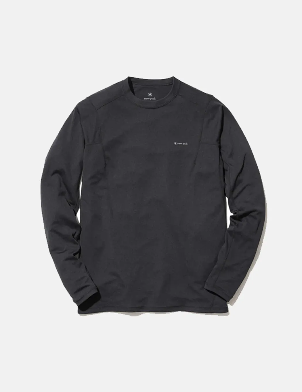 Snow Peak Power Dry Long Sleeve T-Shirt - Black sold by Article London product image thumbnail 5