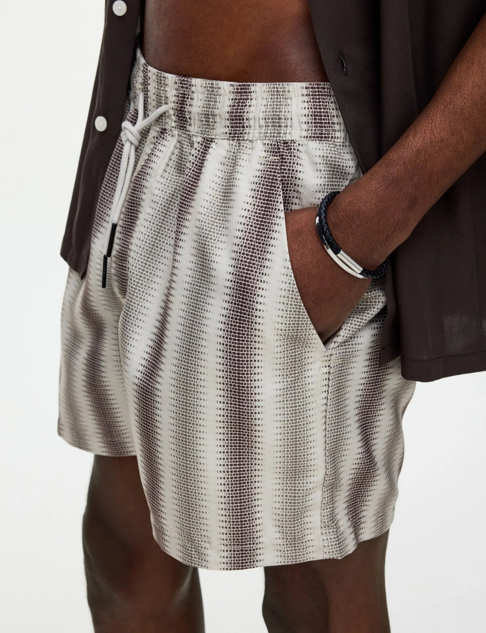 OAS Nomada Swim Shorts - Beige sold by Article London product image thumbnail 2