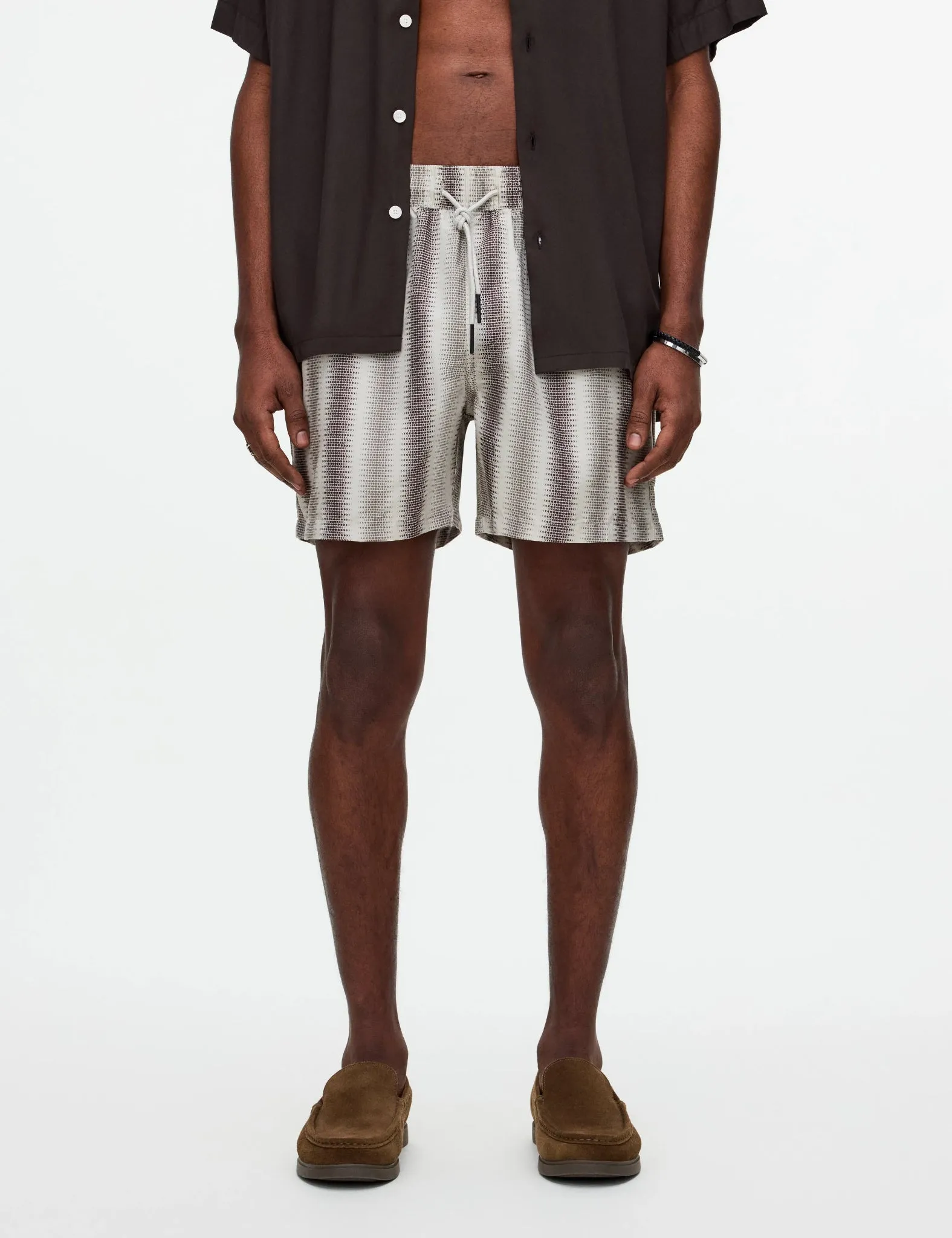 OAS Nomada Swim Shorts - Beige sold by Article London