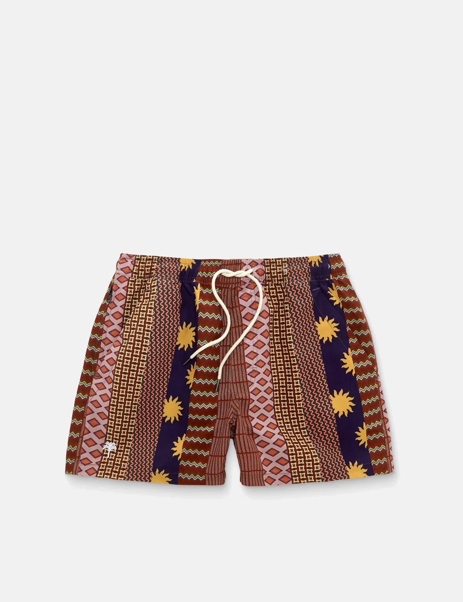 OAS Mixtape Swim Shorts - Red sold by Article London