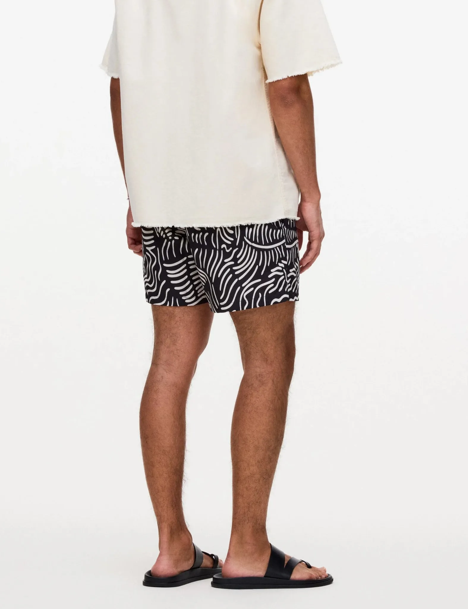 OAS Tar Lorenzo Swim Shorts - Black sold by Article London product image thumbnail 4