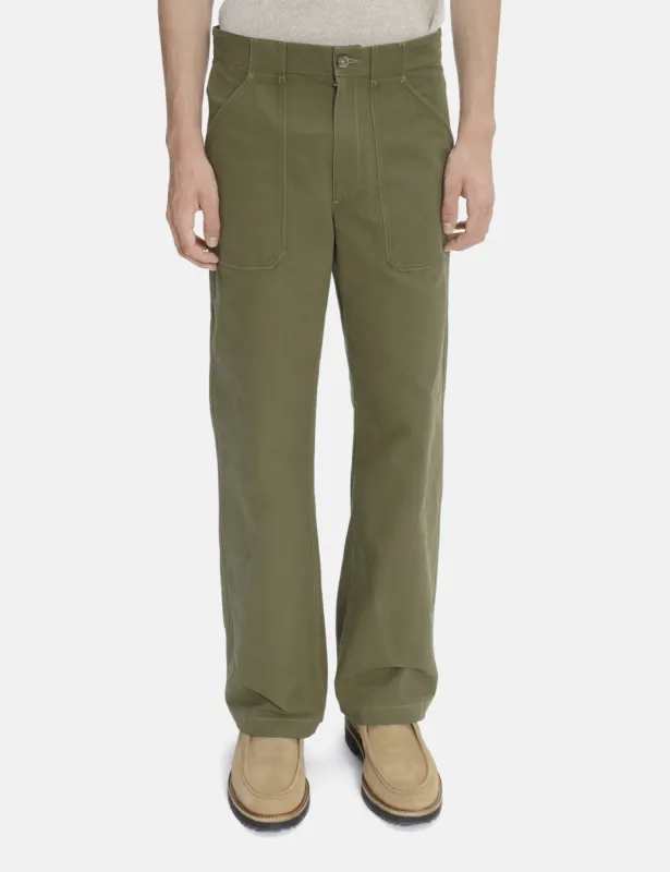 A.P.C. Sydney Trousers (Regular) - Khaki Green made by A.P.C.