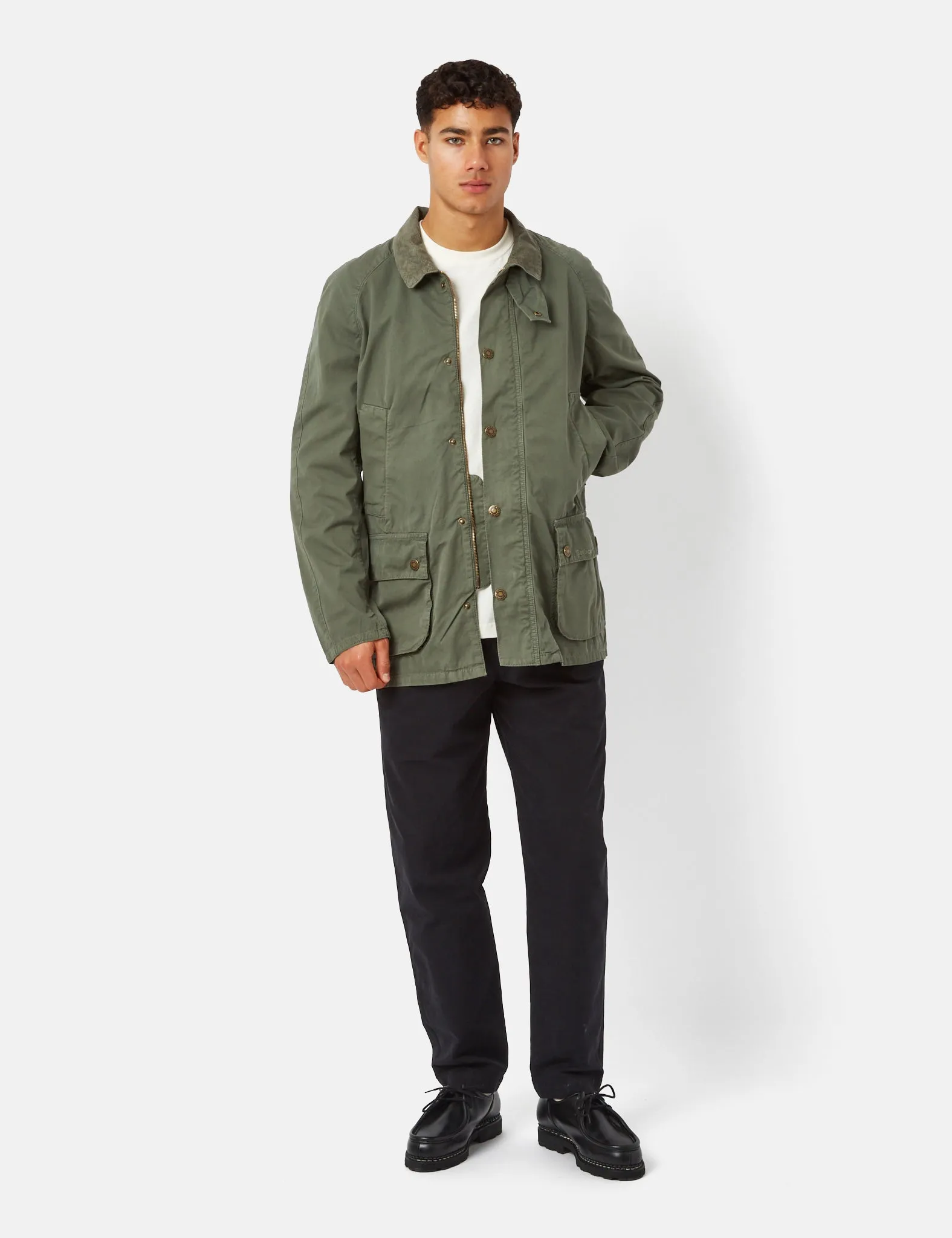 Barbour Ashby Casual Jacket - Agave Green sold by Article London product image thumbnail 5