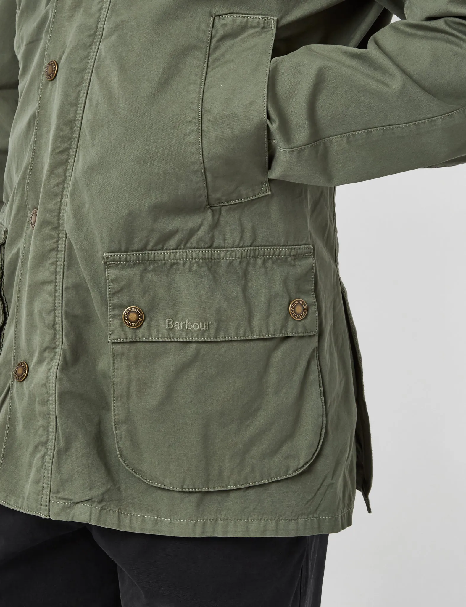 Barbour Ashby Casual Jacket - Agave Green sold by Article London product image thumbnail 4