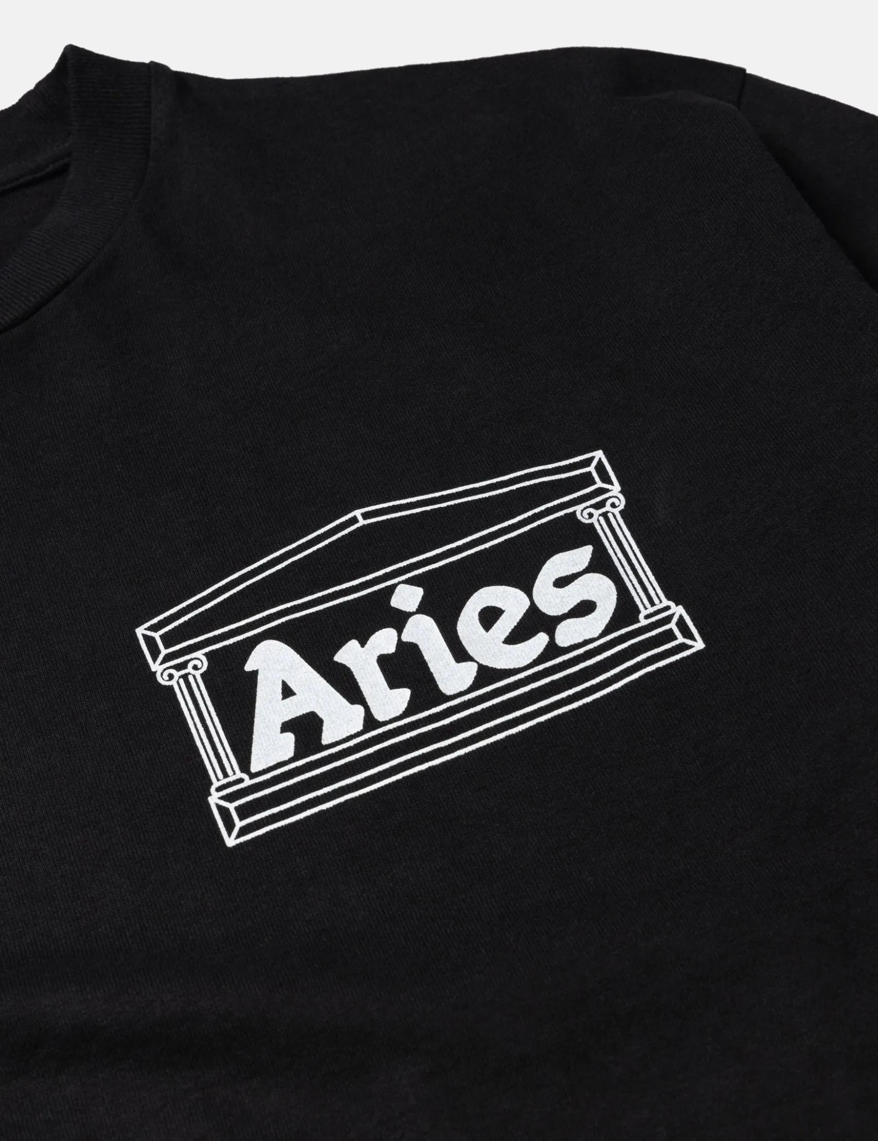 Aries Temple Long Sleeve T-Shirt - Black sold by Article London product image thumbnail 5