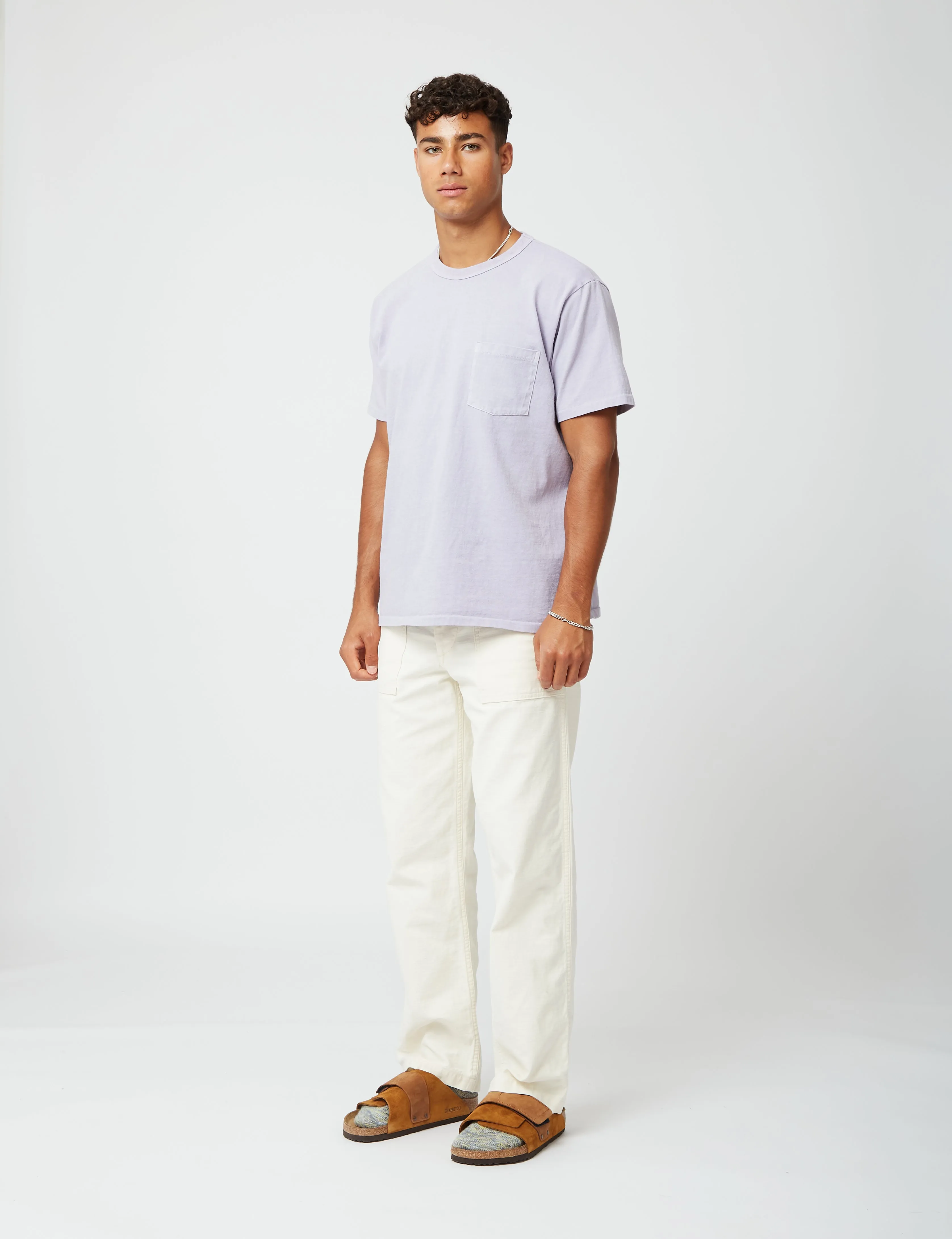 orSlow US Army Fatigue Pants (Regular) - Ecru sold by Article London product image thumbnail 5