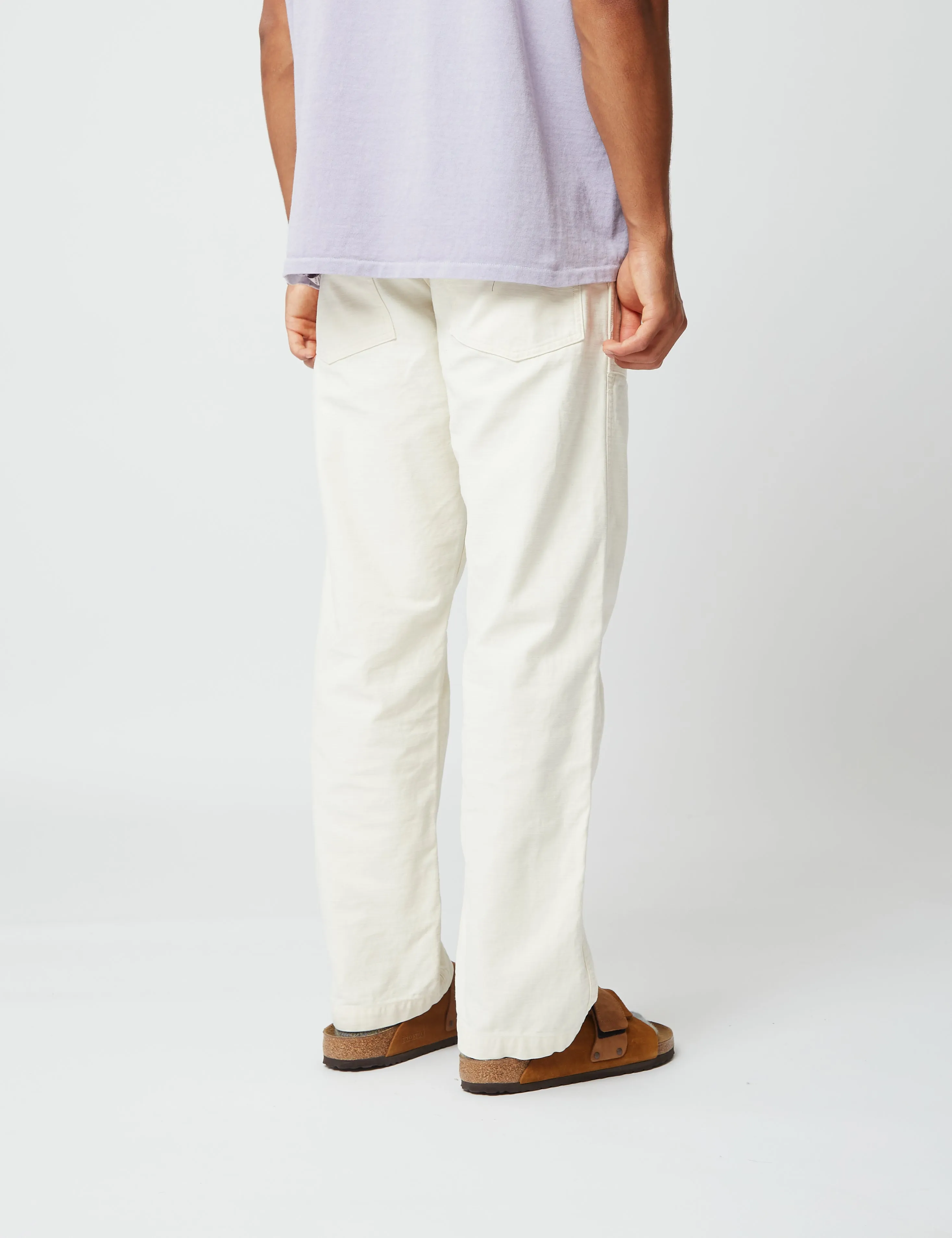 orSlow US Army Fatigue Pants (Regular) - Ecru sold by Article London product image thumbnail 4