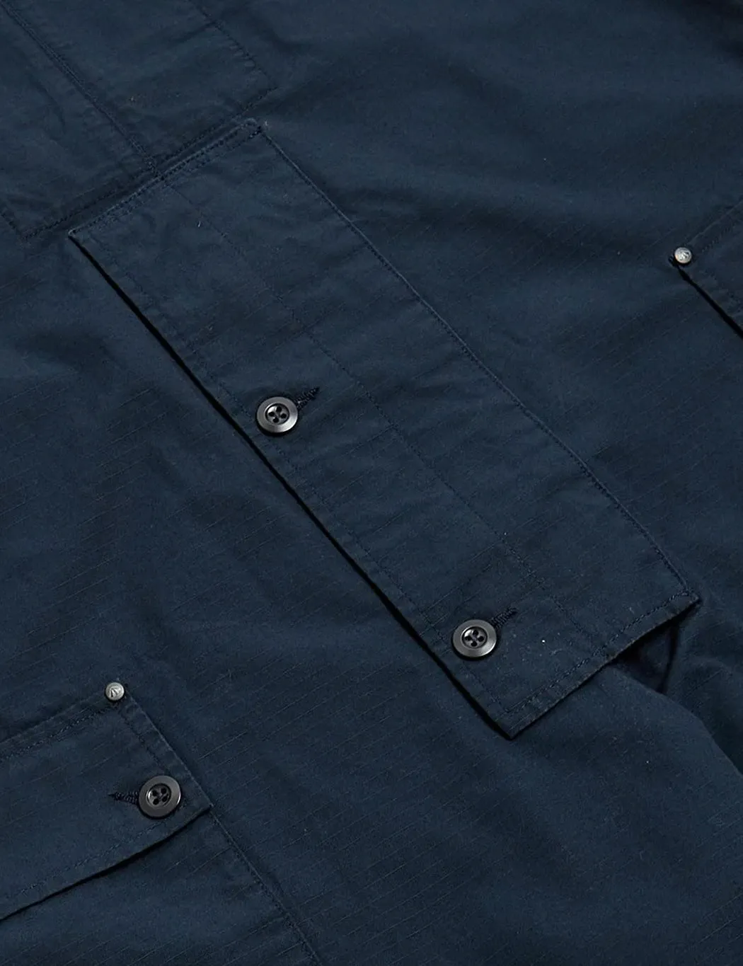 Nigel Cabourn Naval Dungaree (Relaxed) - Black Navy sold by Article London product image thumbnail 4