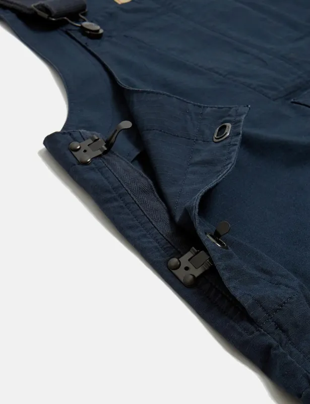 Nigel Cabourn Naval Dungaree (Relaxed) - Black Navy | Parallel