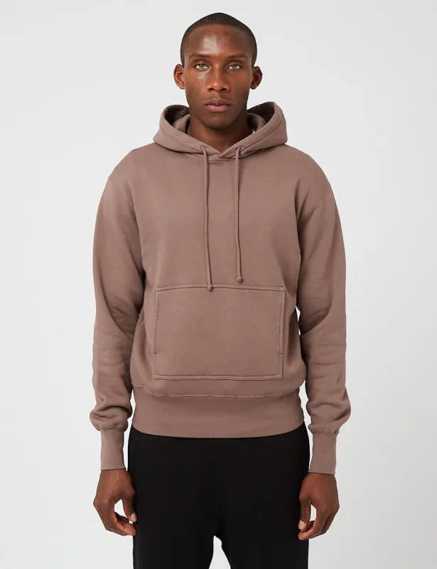 Lady White Co. LWC Hooded Sweatshirt - Roasted Plum made by Article London