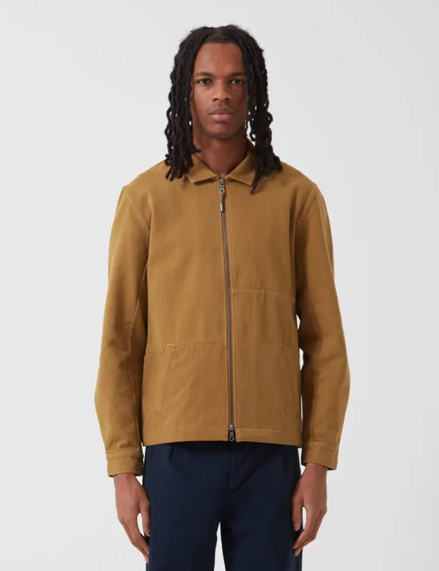 Folk Fraction Jacket (Cotton) - Dark Fawn Yellow sold by Article London