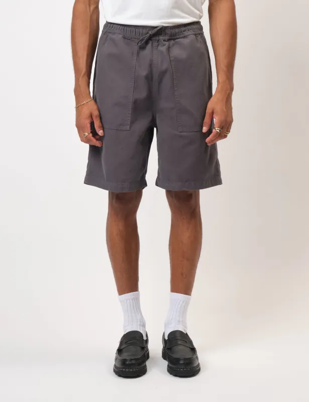 Bhode Fatigue Shorts (Duck Canvas) - Anthracite Grey sold by Article London