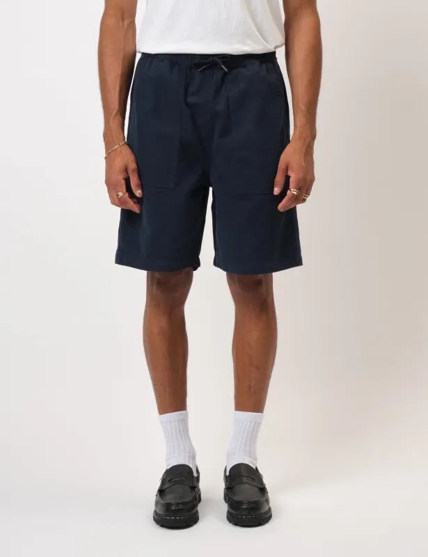 Bhode Fatigue Shorts (Duck Canvas) - Midnight Navy Blue sold by Article London