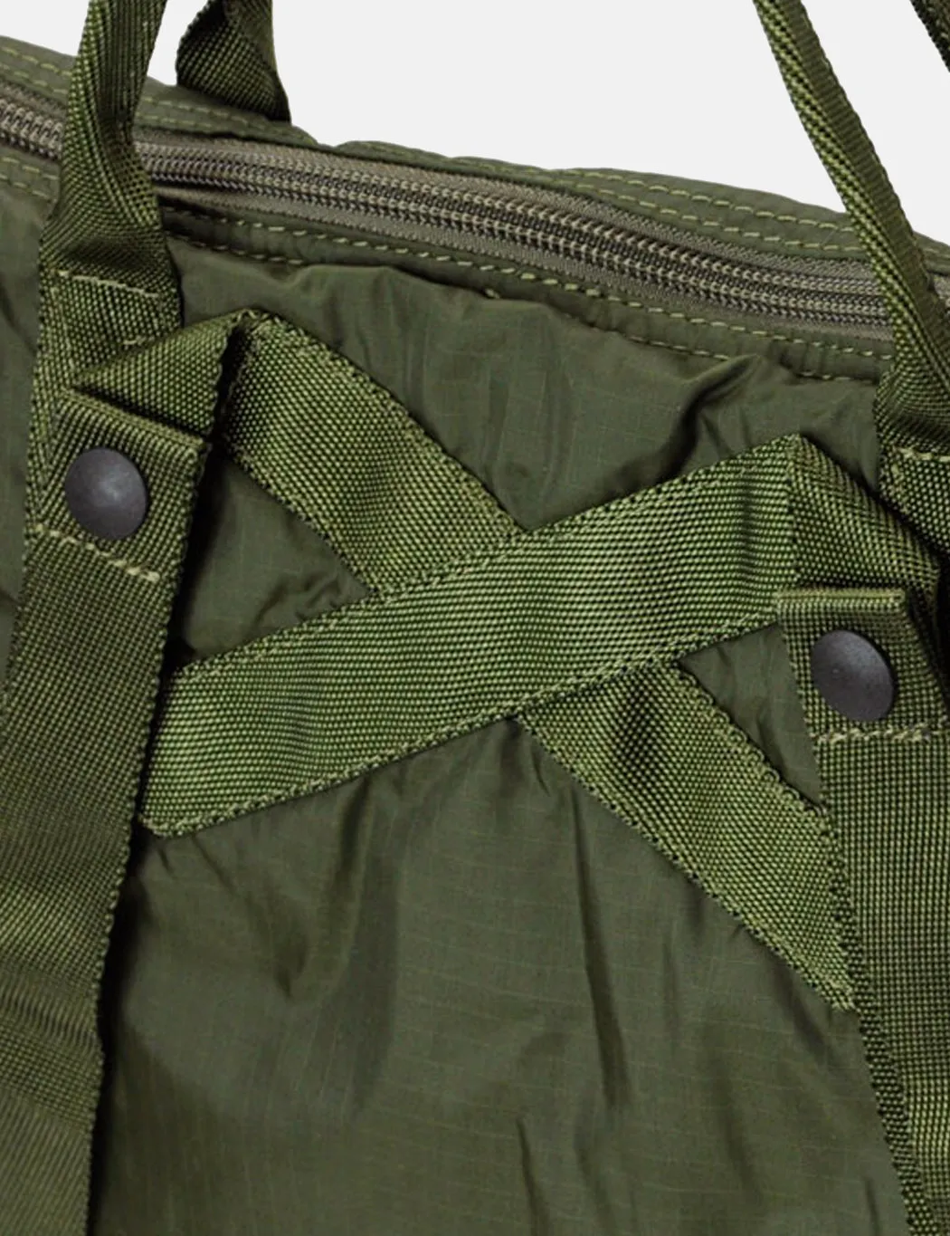 Porter Yoshida & Co Flex 2 Way Tote Bag - Olive Drab sold by Article London product image thumbnail 2