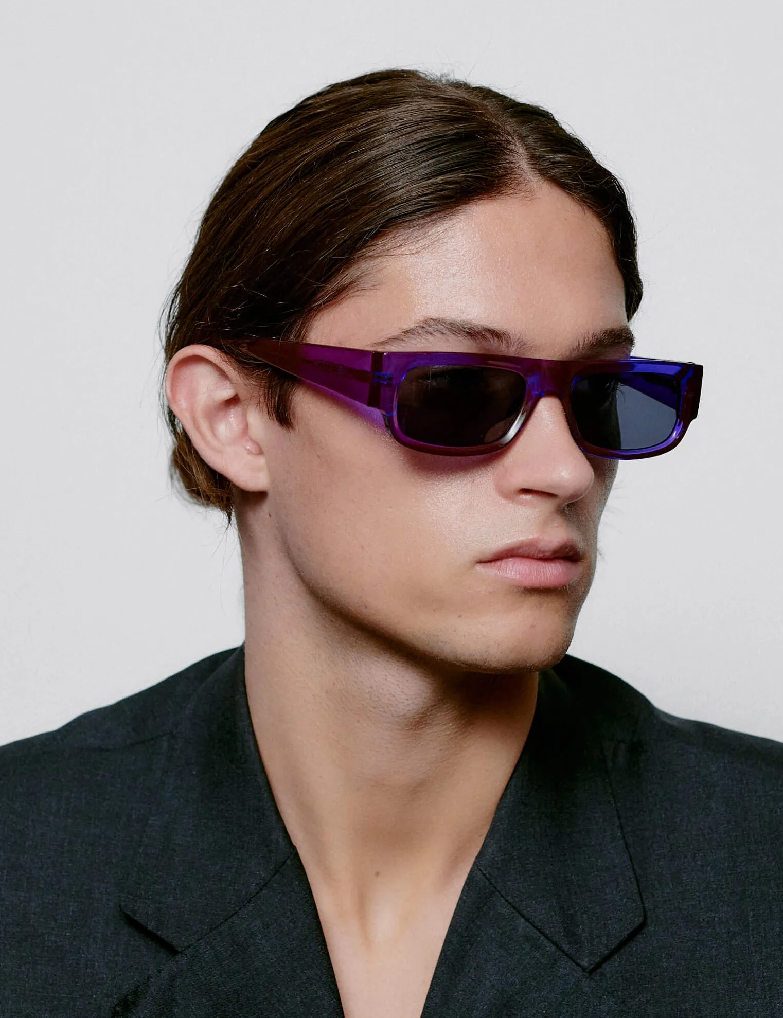 A. Kjaerbede Jean Sunglasses - Purple Transparent sold by Article London product image thumbnail 2
