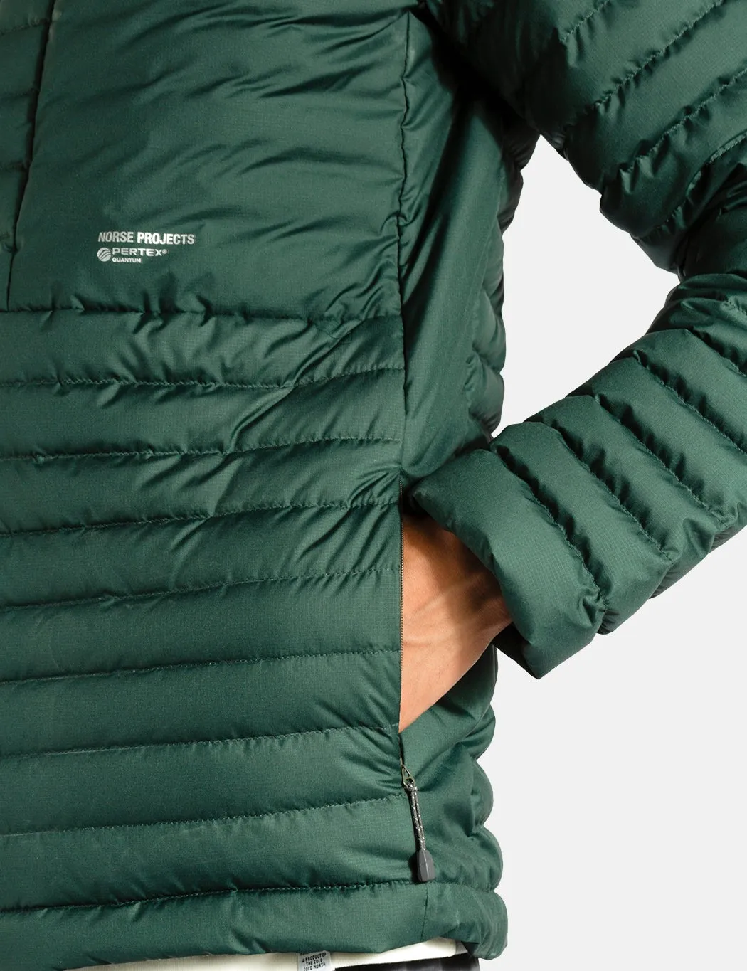 Norse Projects Alta Light Down Pertex Jacket - Forest Green sold by Article London product image thumbnail 4