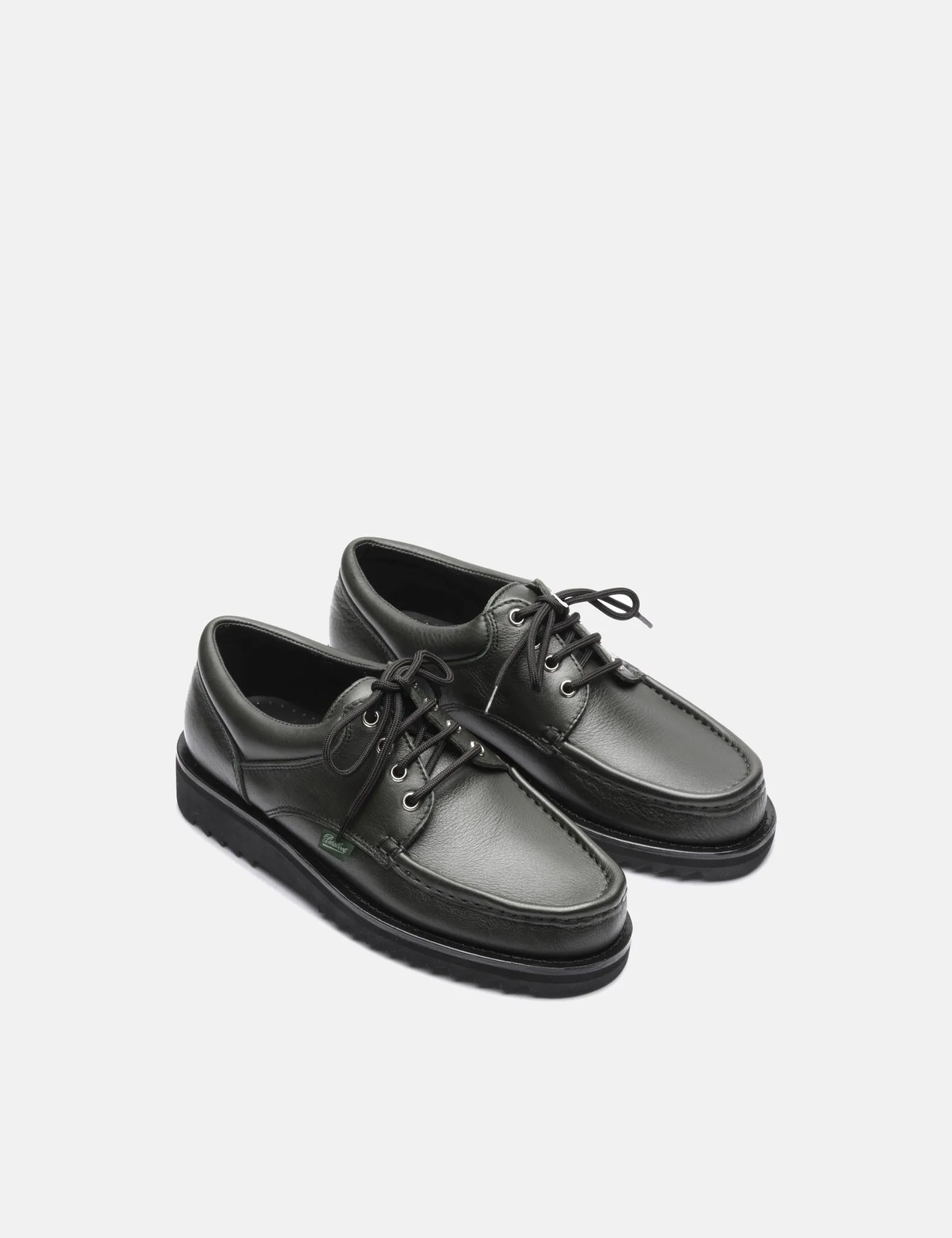 Paraboot Thiers Sport Shoes (Tumbled Leather) - Khaki | Parallel