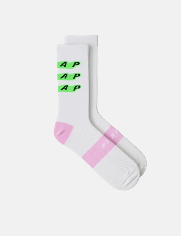 MAAP Evade X Socks - White/Fluro Green sold by Article London