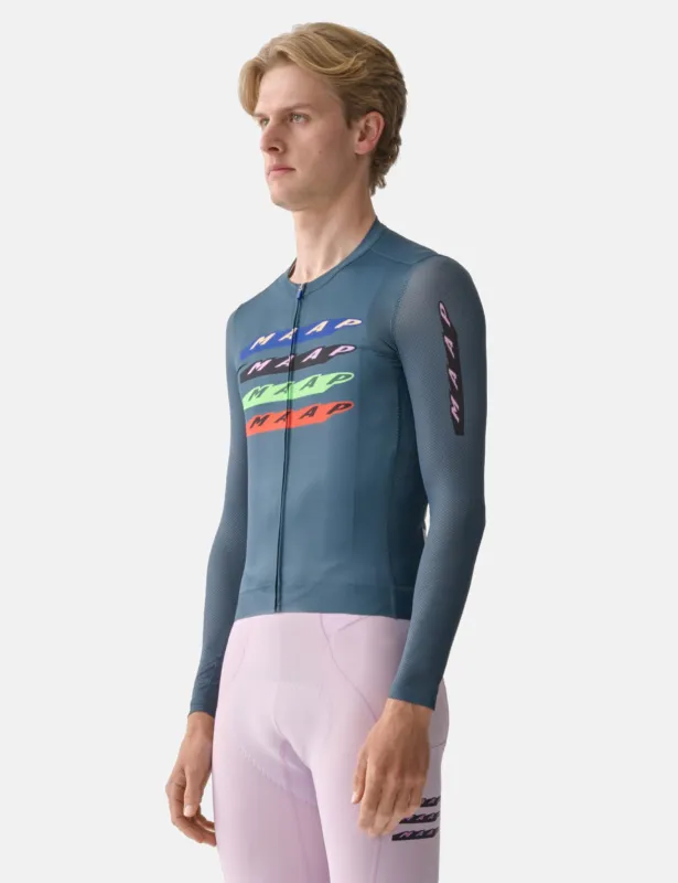 MAAP Evade X Pro Air Long Sleeve Jersey 3.0 - Uniform Blue sold by Article London