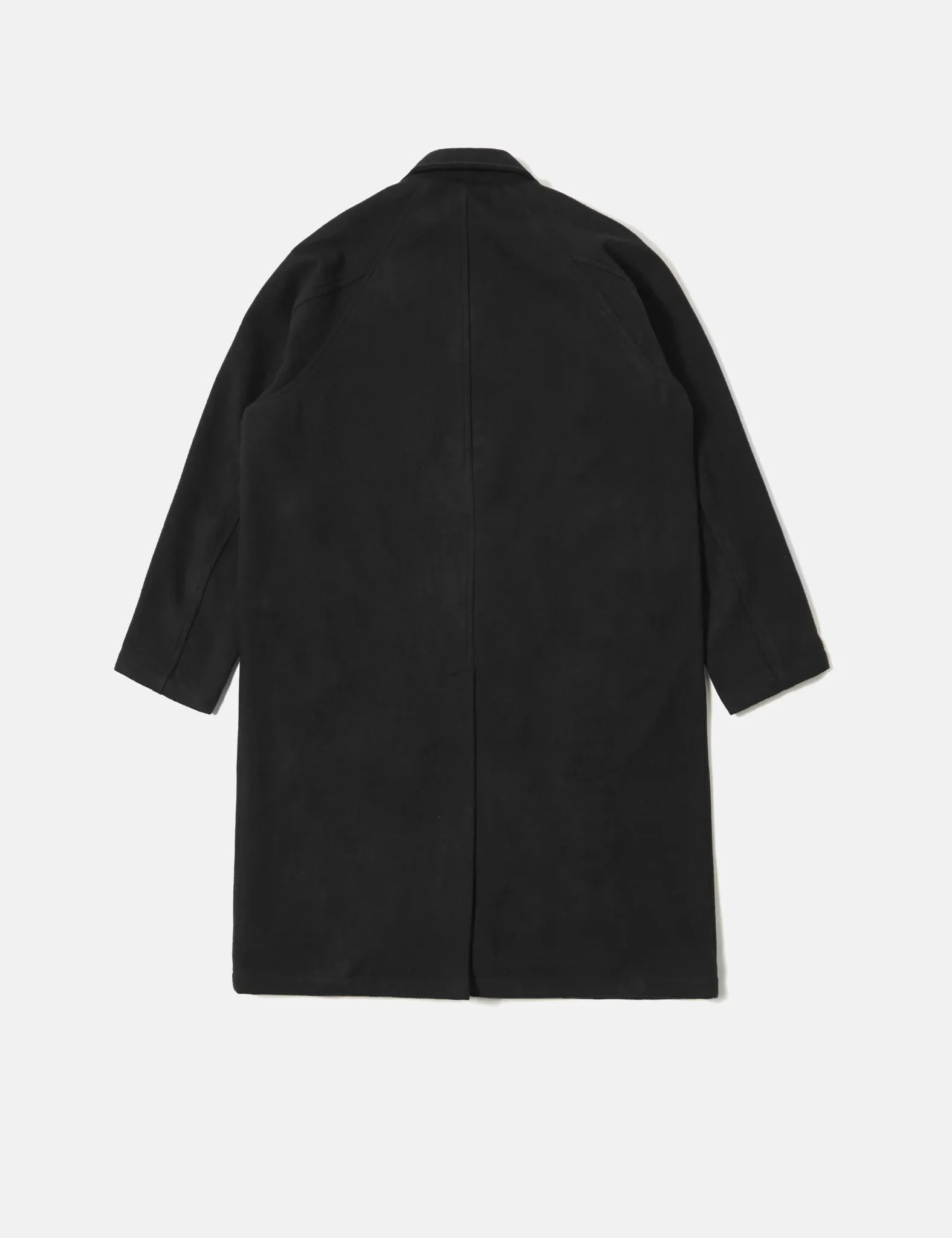 Universal Works Mowbray Wool Mac Coat - Black sold by Article London product image thumbnail 4