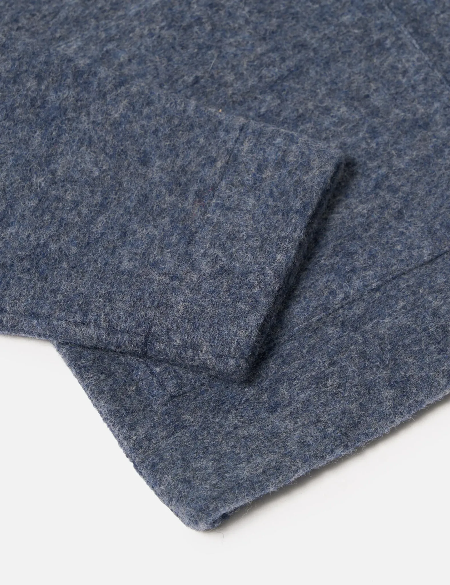 Universal Works Uniform Jacket (Wool Fleece) - Slate Blue sold by Article London product image thumbnail 3