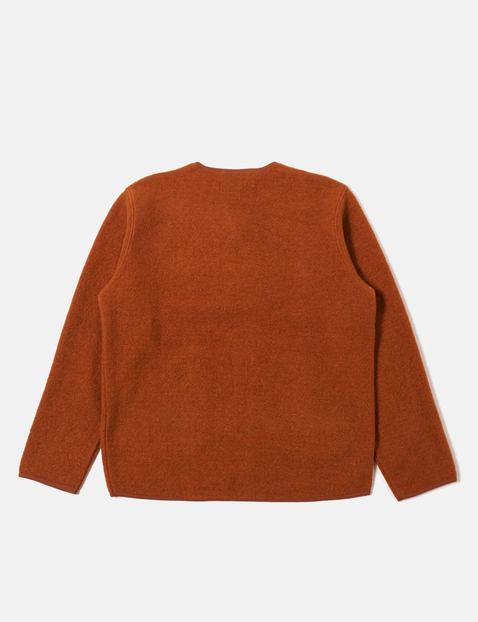 Universal Works Zip Liner Jacket (Wool Fleece) - Rust sold by Article London product image thumbnail 4