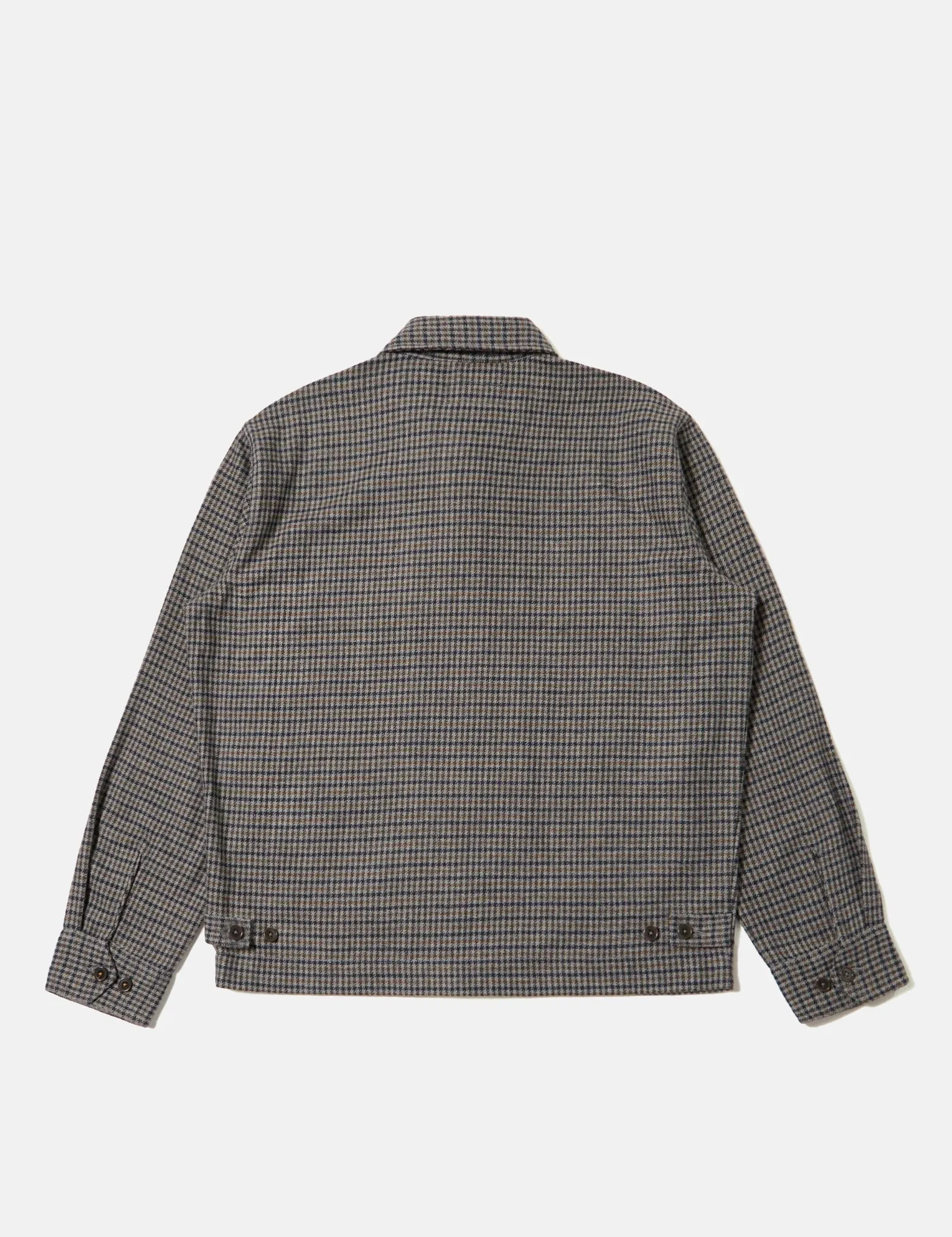 Universal Works Windcheater Jacket (Houndstooth Wool) - Charcoal sold by Article London product image thumbnail 4