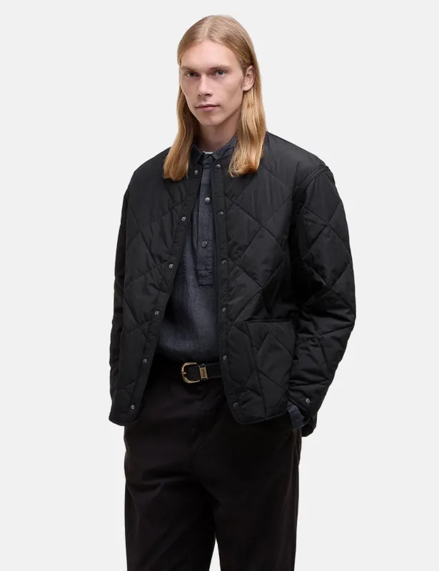 Barbour x Kaptain Sunshine Quilted Liner Jacket - Black sold by Article London