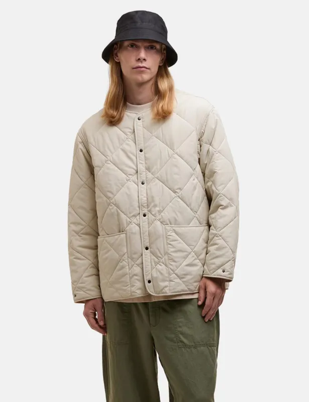 Barbour x Kaptain Sunshine Quilted Liner Jacket - Clay sold by Article London