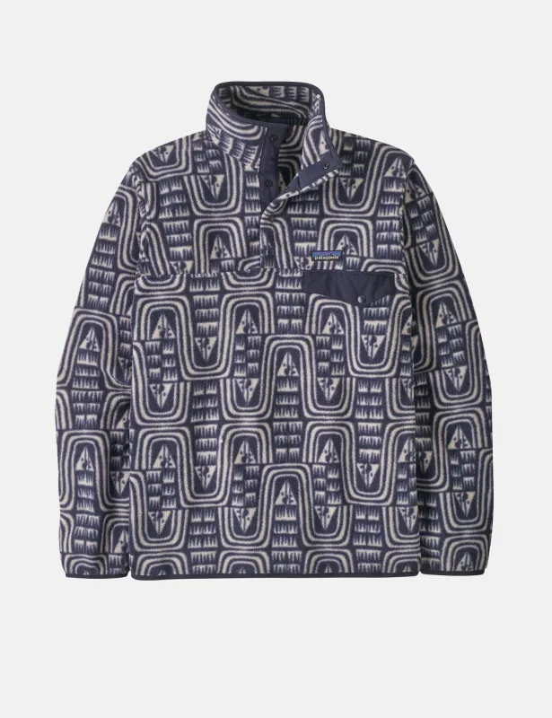 Patagonia LW Synchilla Snap-T Fleece - Flow: Sunken Blue sold by Article London
