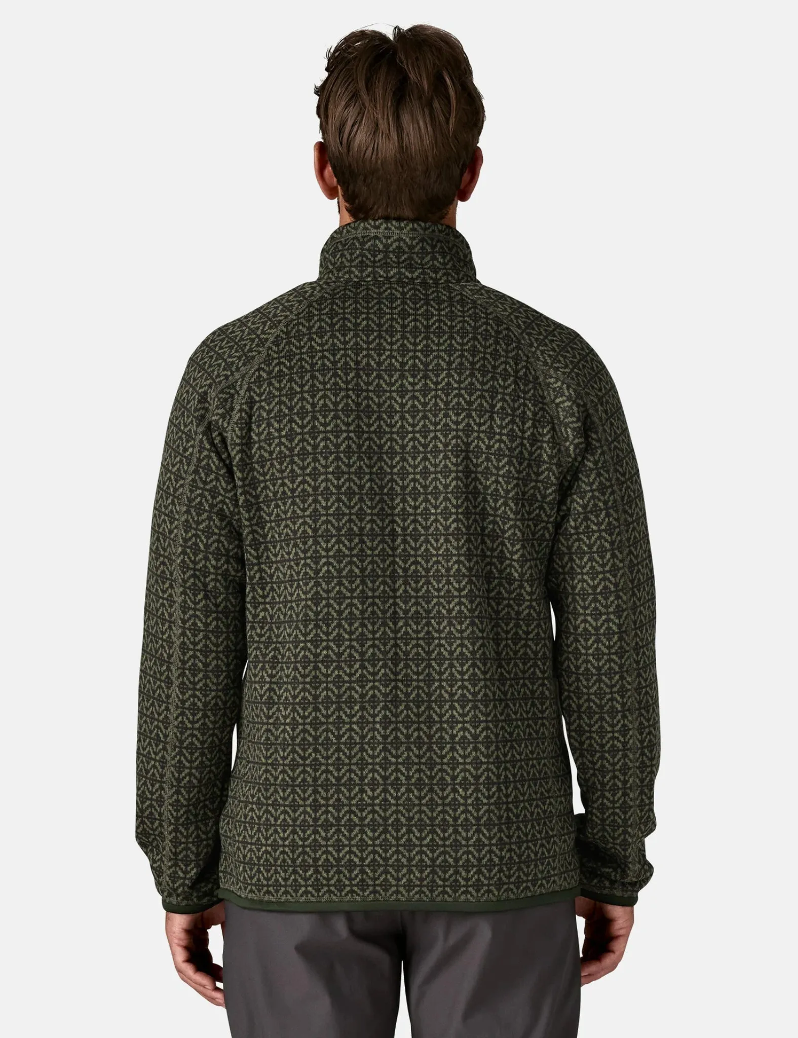 Patagonia Better Sweater Jacket - Scales: Old Growth Green sold by Article London product image thumbnail 3