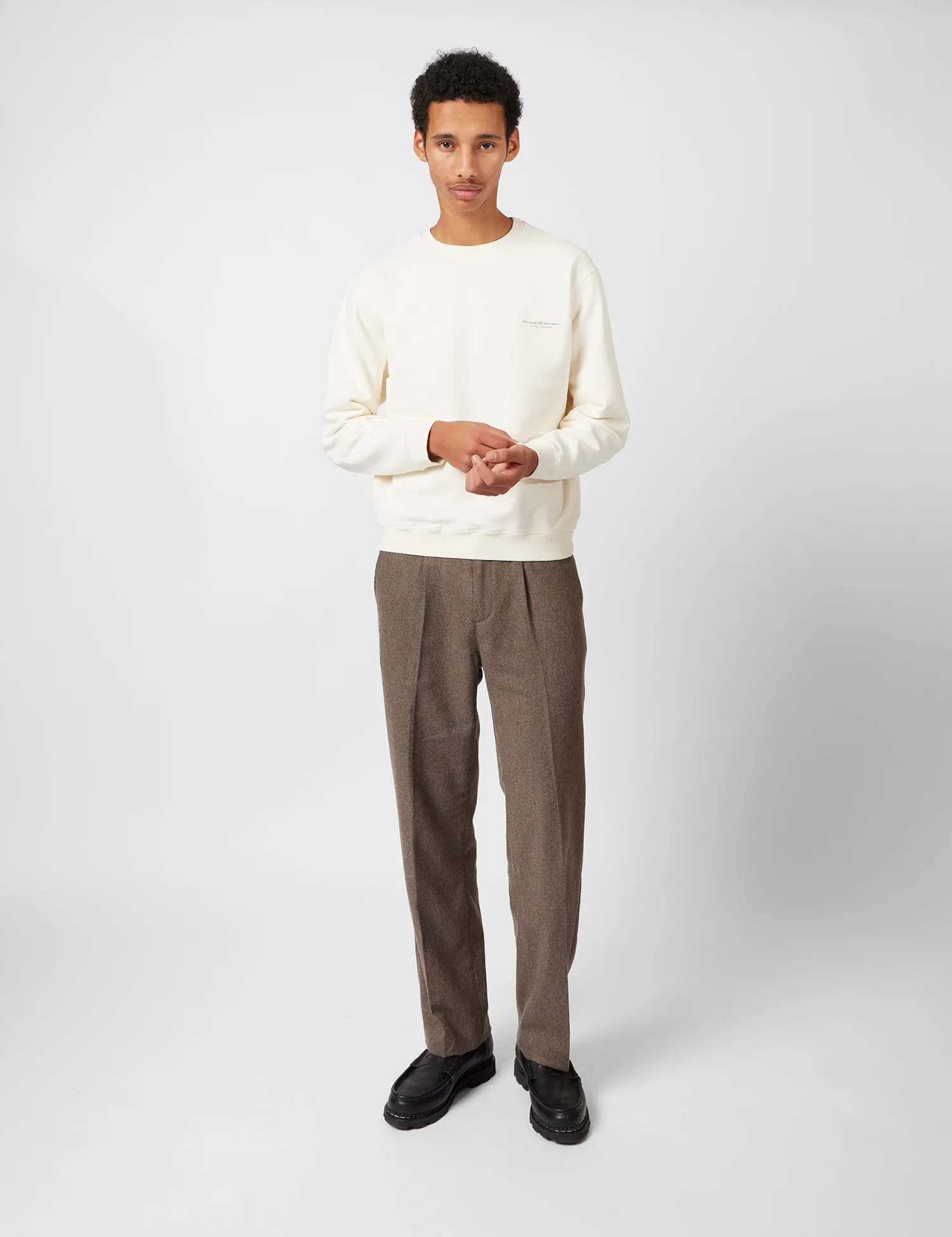 Edmmond Studios Savile Row Sweatshirt - Off White sold by Article London product image thumbnail 4