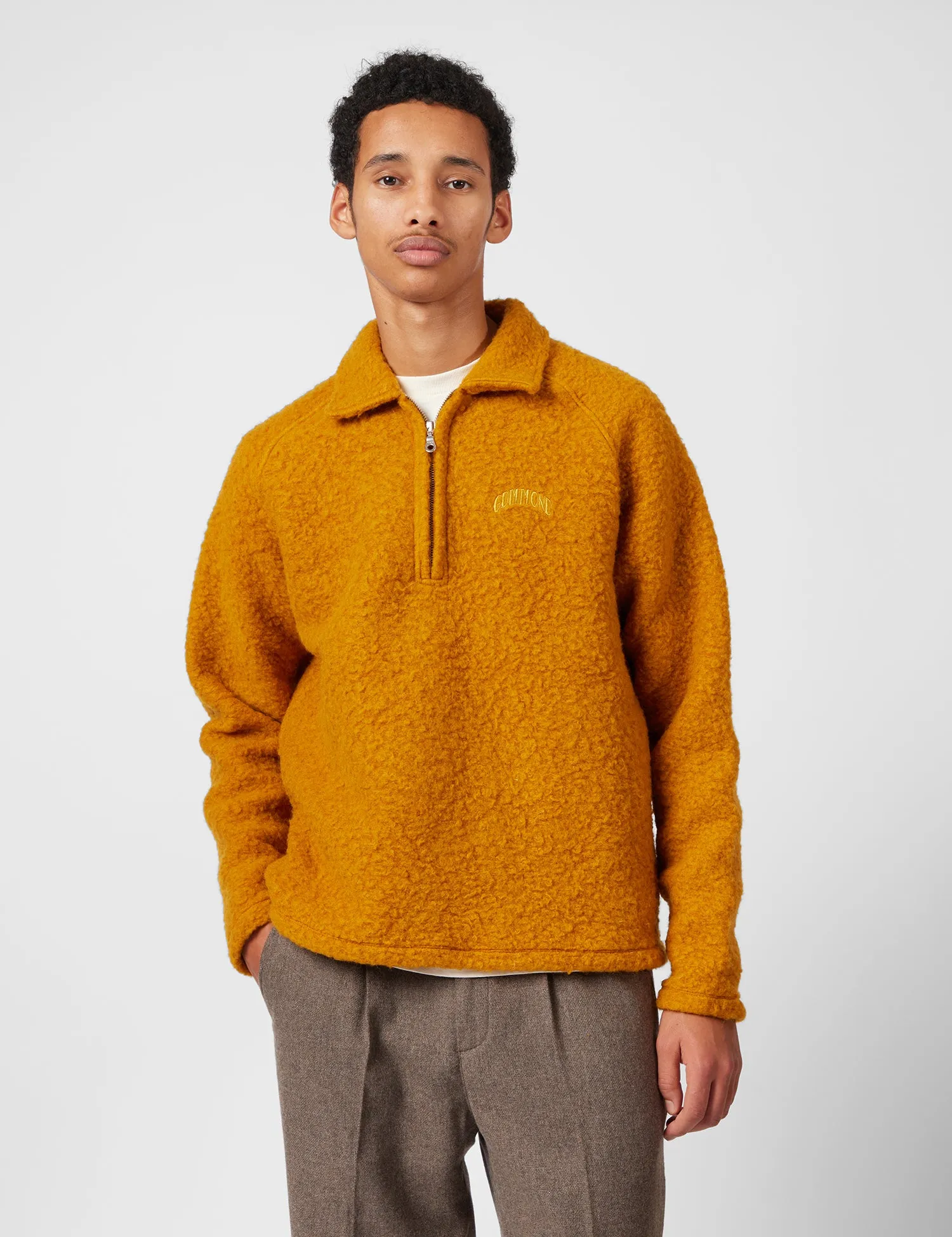 Edmmond Studios Snow Polo Shirt - Caramel sold by Article London product image thumbnail 5