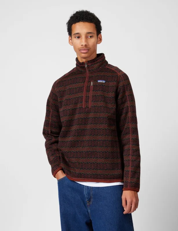 Patagonia Better Sweater 1/4 Zip Fleece (Woven Together) - Dried Vanilla sold by Article London