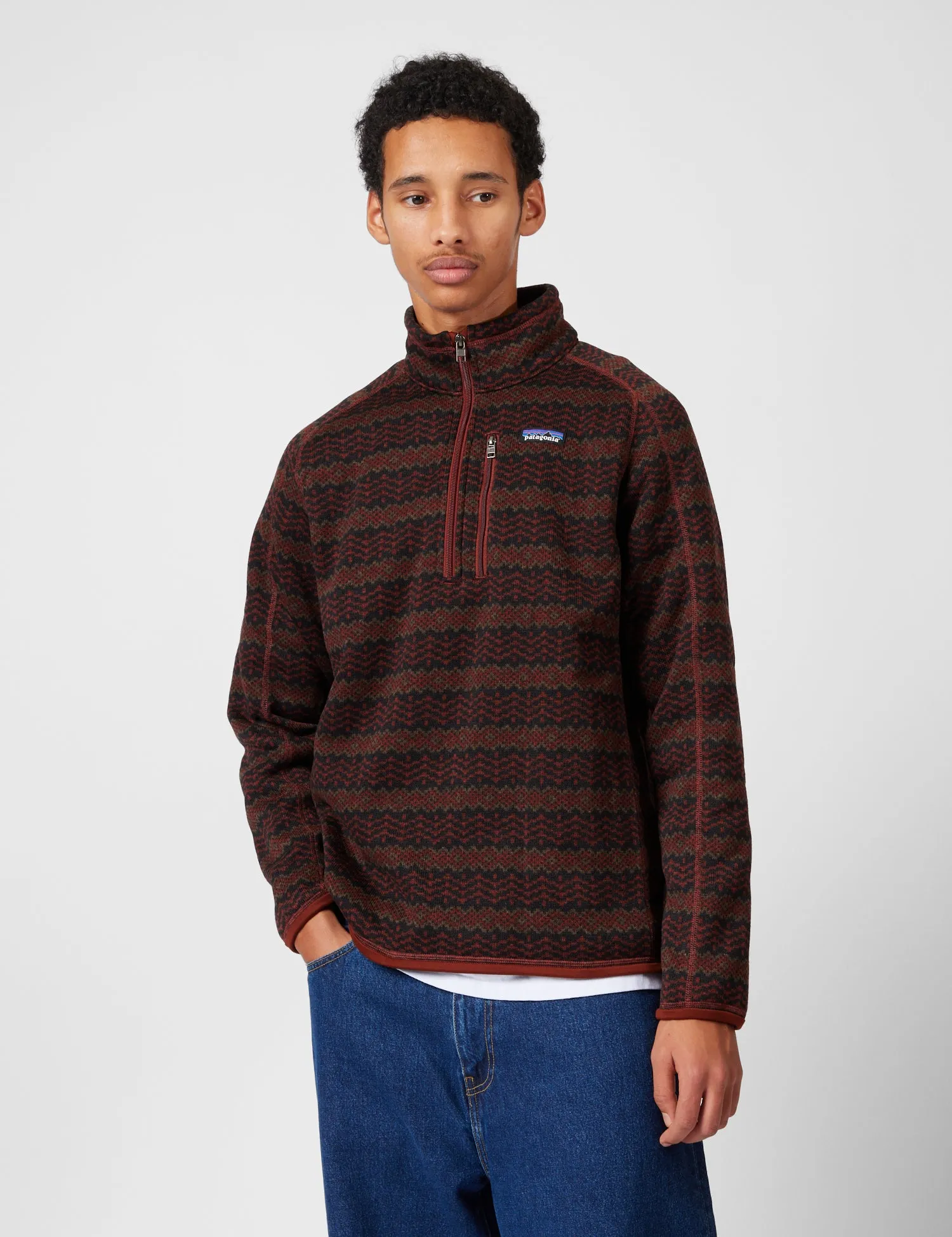 Patagonia Better Sweater 1/4 Zip Fleece (Woven Together) - Dried Vanilla sold by Article London
