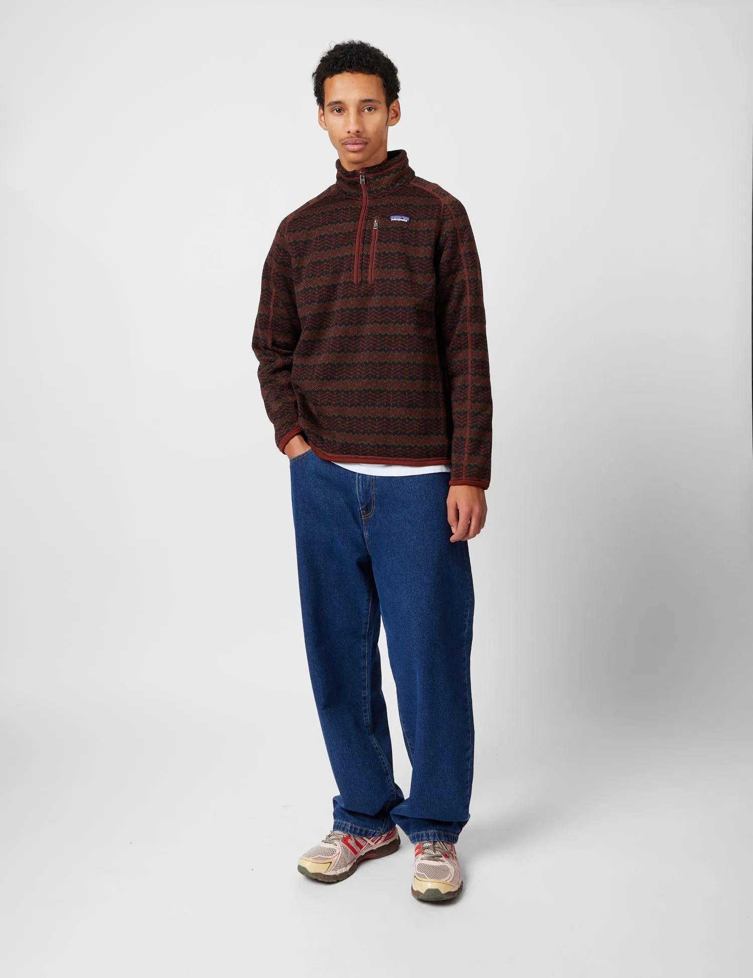 Patagonia Better Sweater 1/4 Zip Fleece (Woven Together) - Dried Vanilla sold by Article London product image thumbnail 3