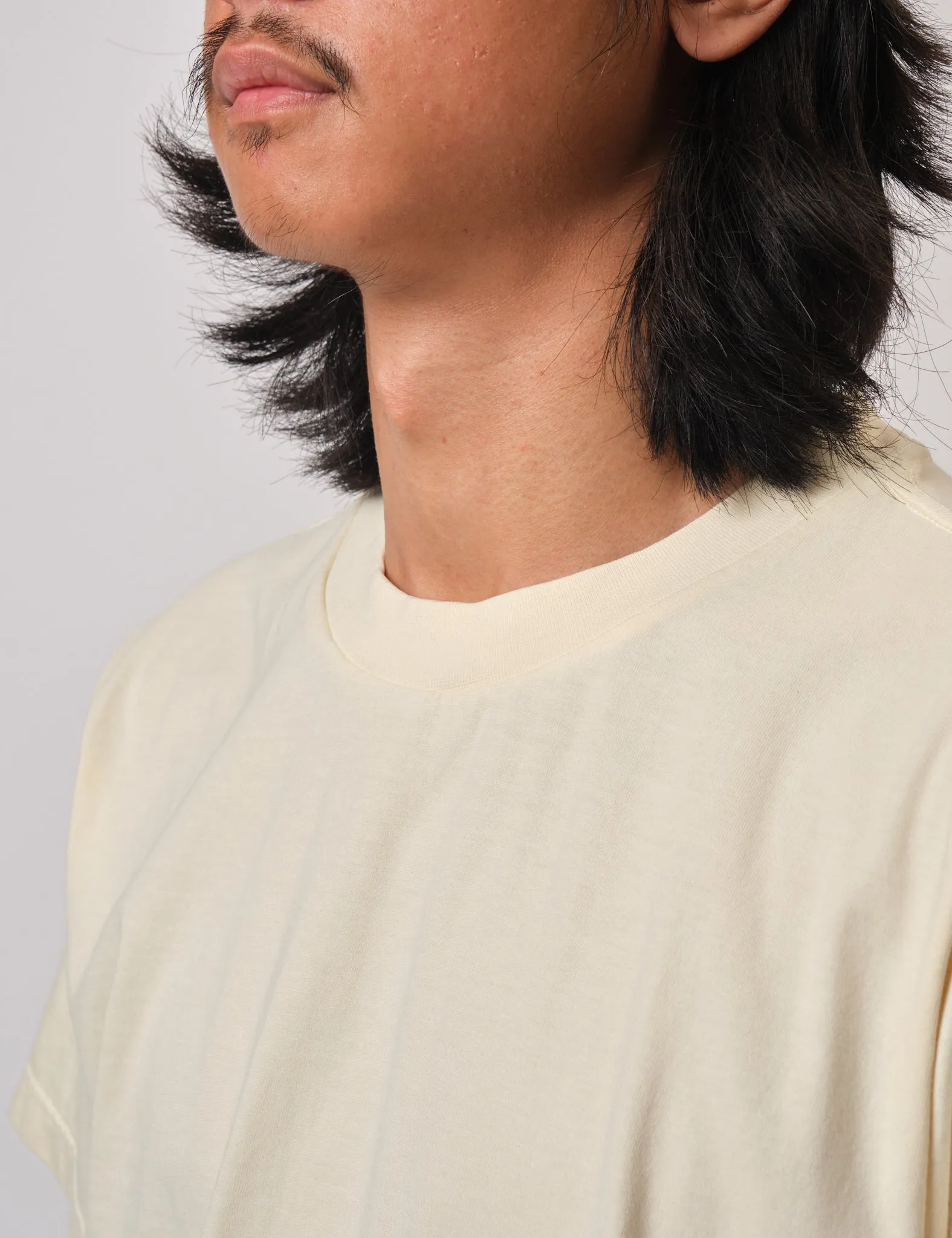 Bhode Stray Dogs Pigment Dyed T-Shirt - Natural sold by Article London product image thumbnail 4