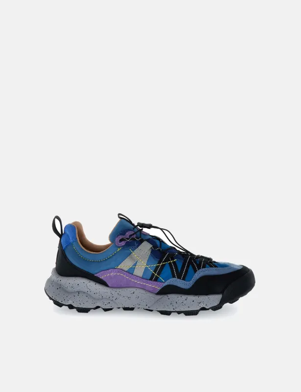 Flower Mountain Iwano 2 (Suede/Nylon) Shoes - Black/Navy Blue/Anthracite sold by Article London