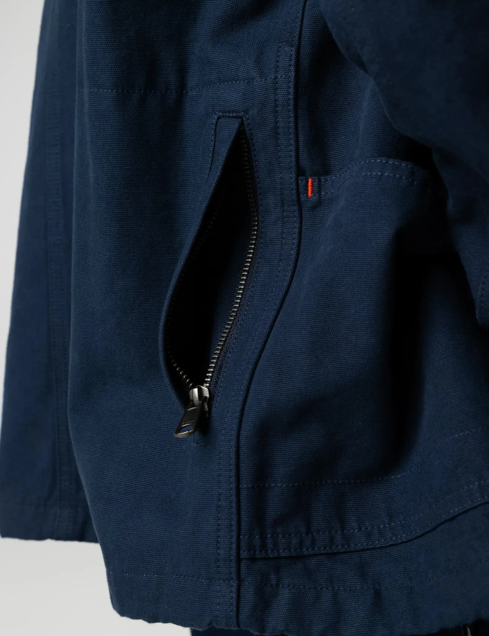 Finisterre Basset Flannel Lined Jacket - Navy Blue sold by Article London product image thumbnail 3