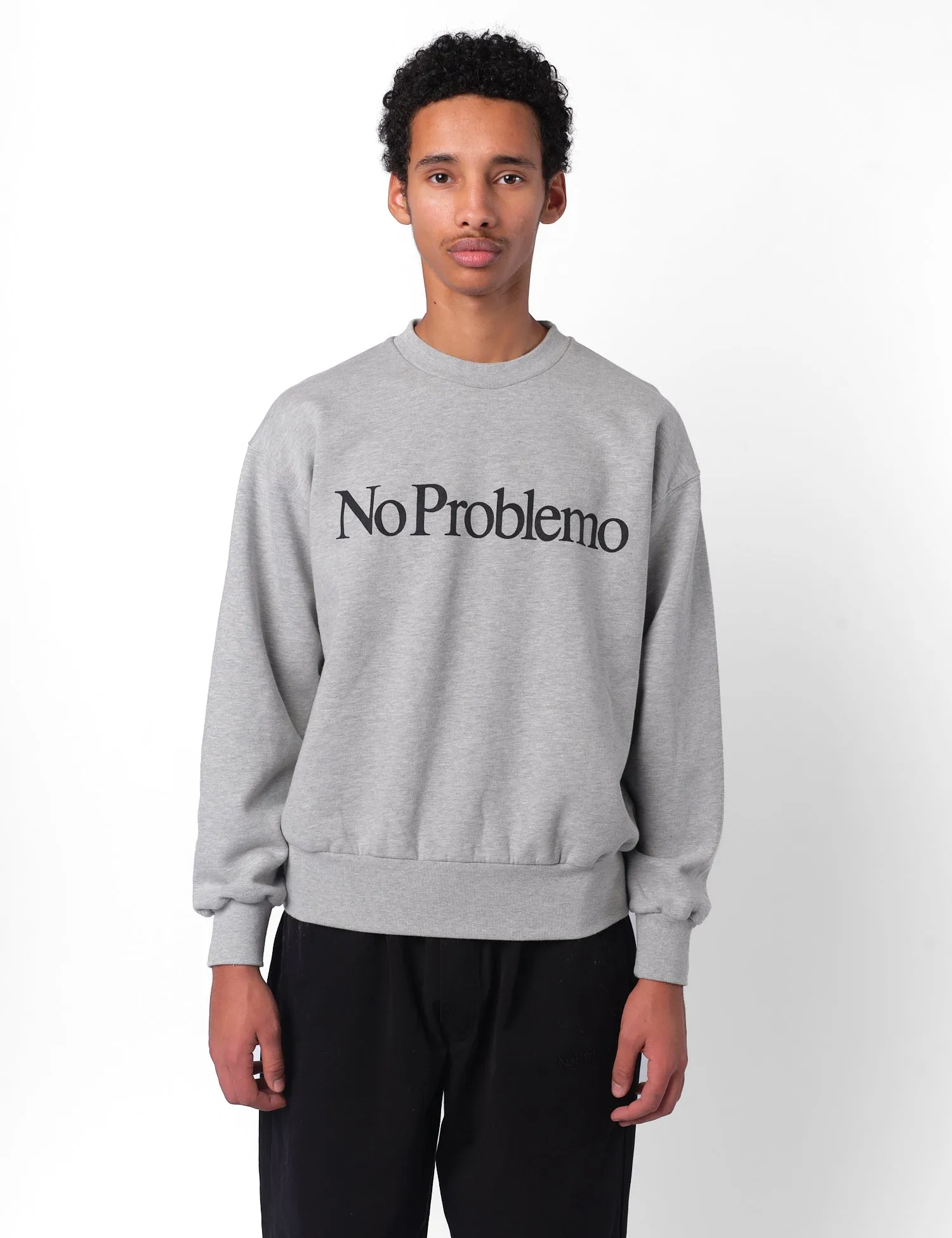 No Problemo Sweatshirt - Grey Marl sold by Article London