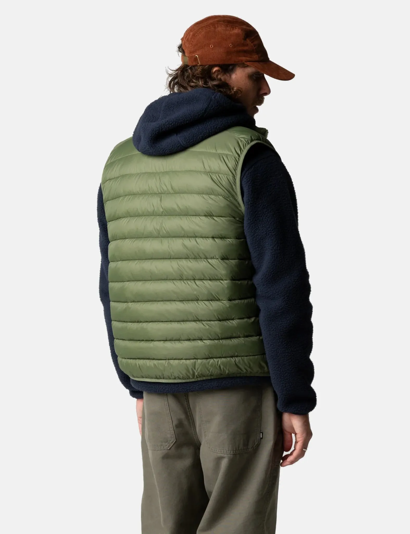 Finisterre Nimbus Gilet - Deep Seagrass Green sold by Article London product image thumbnail 4