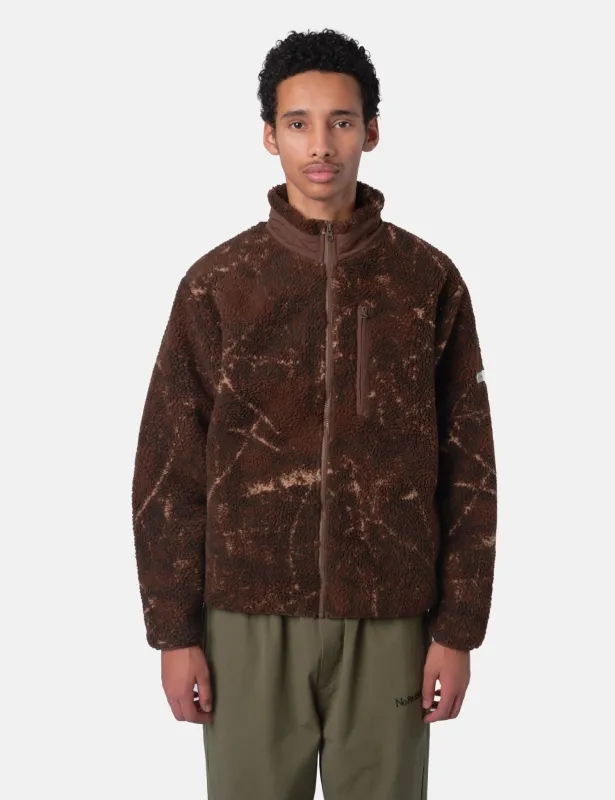 No Problemo NP Forest Heavy Fleece Jacket - Camo sold by Article London
