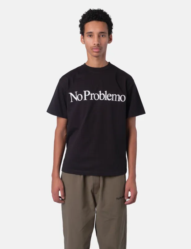 No Problemo T-Shirt - Black sold by Article London