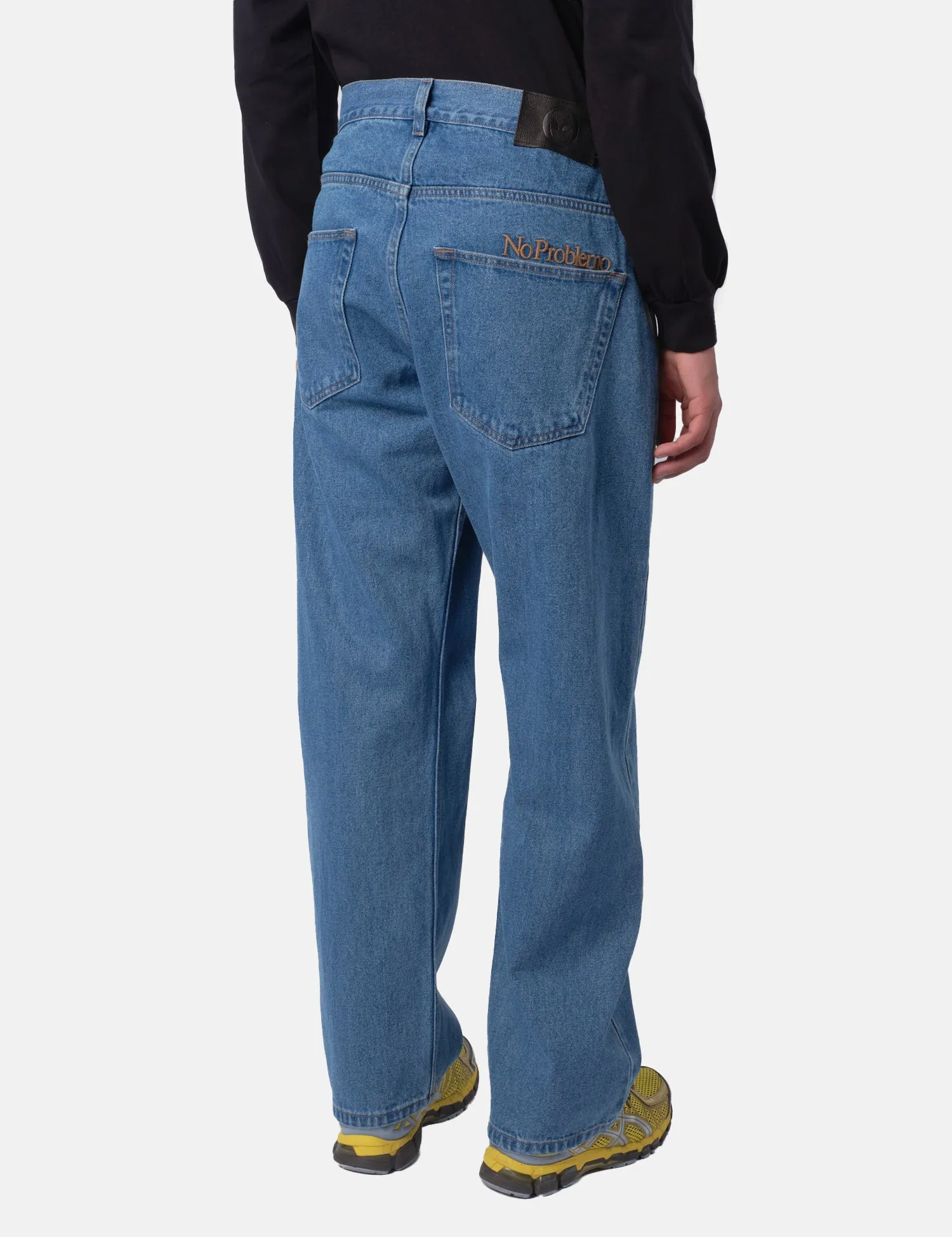 No Problemo Bagi Jean - Blue sold by Article London product image thumbnail 5