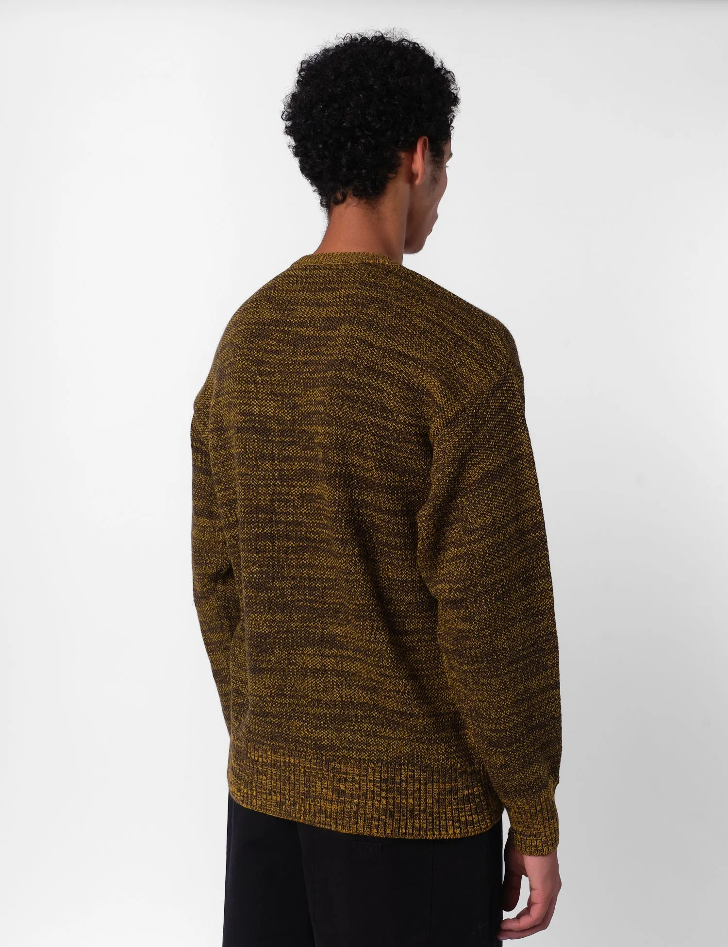 No Problemo Mosca Crew Neck Jumper - Brown sold by Article London product image thumbnail 4