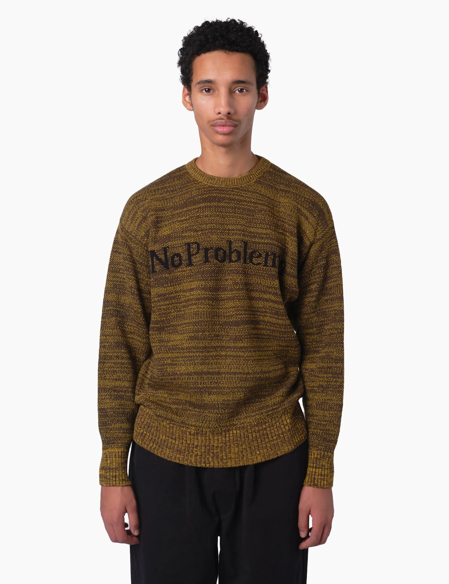 No Problemo Mosca Crew Neck Jumper - Brown sold by Article London