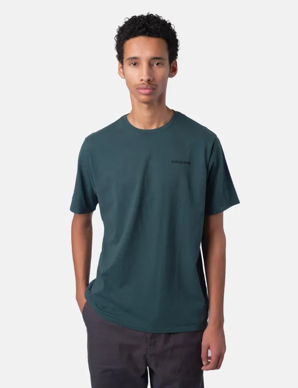 Patagonia P-6 Logo Responsibili-Tee T-Shirt - Cascade Green sold by Article London